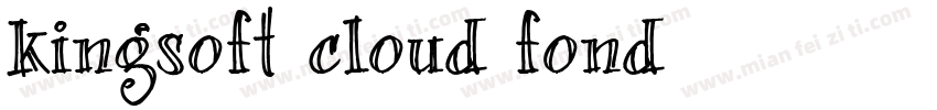 kingsoft cloud fond字体转换